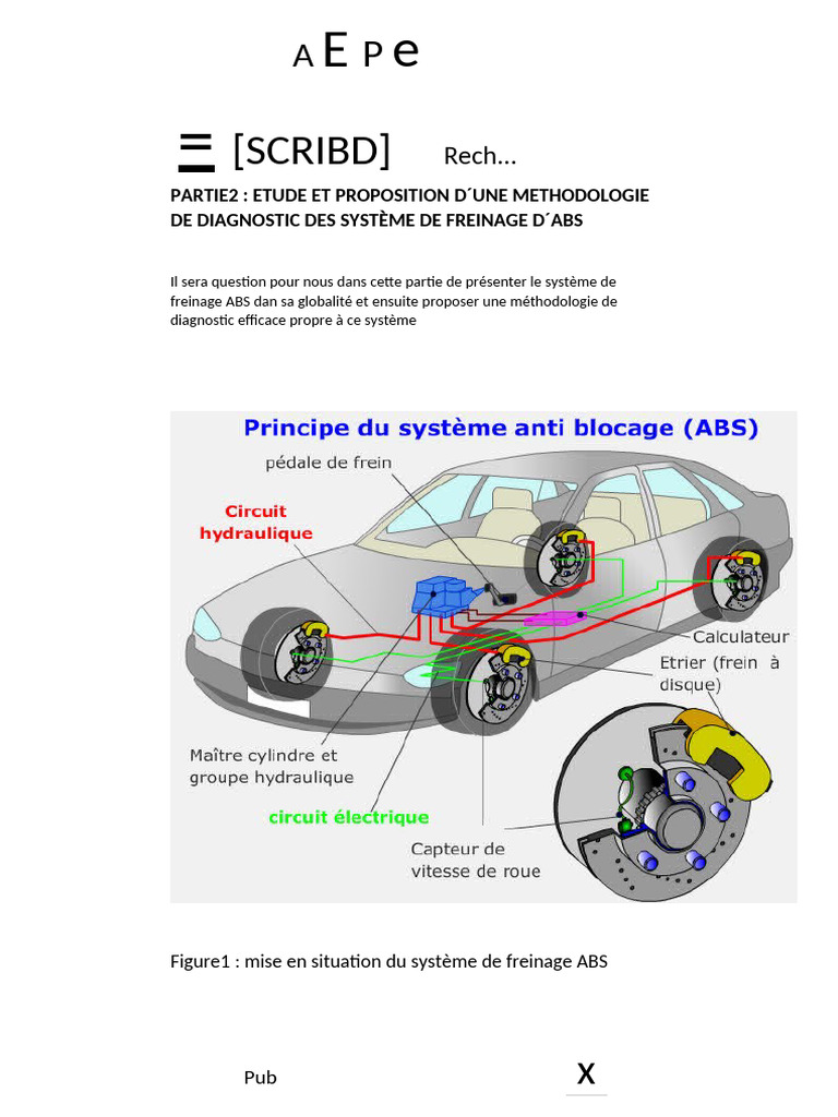 Diagnostic du Système de Freinage ABS | PDF | Frein | Système anti ...
