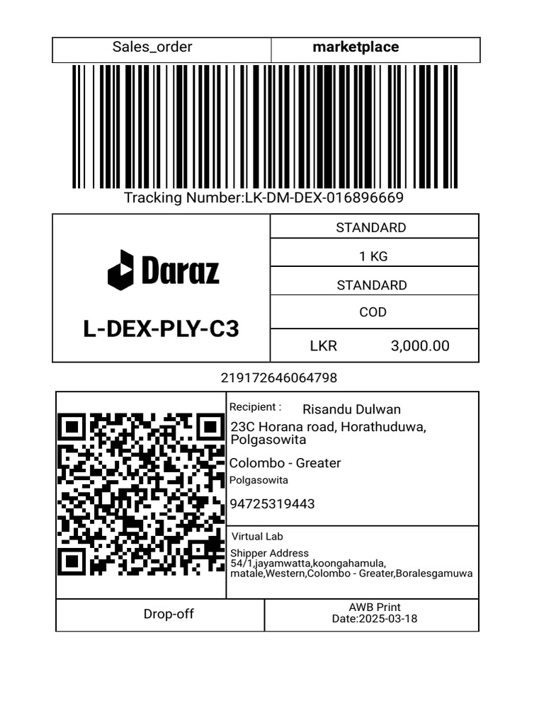 L-DEX-PLY-C3: Sales - Order | PDF