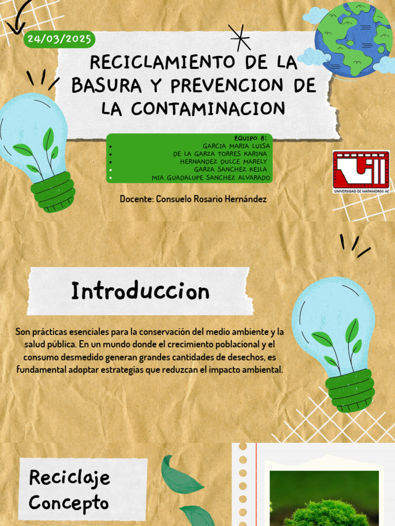 Reciclaje y Prevención de Contaminación | PDF | Residuos | Reciclaje