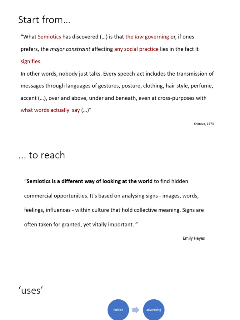 Understanding Semiotics: A Study Guide | PDF | Semiotics | Communication
