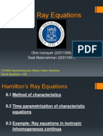 Hamilton's Ray Equations (Penurunan Rumus)