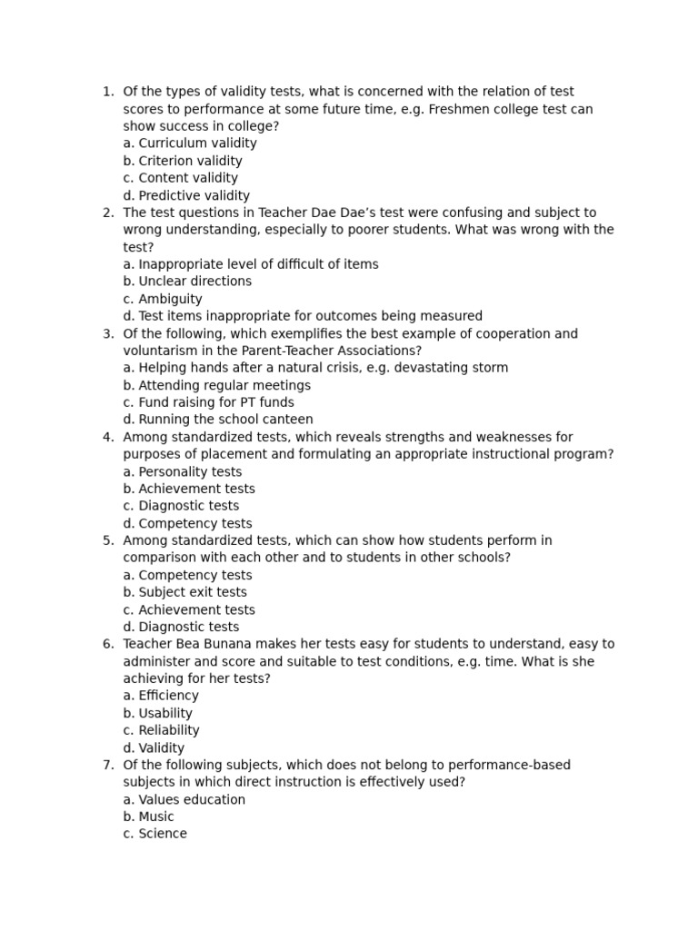 Validity and Assessment in Education | PDF | Validity (Statistics ...