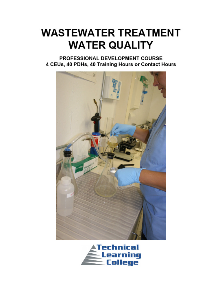 Wastewater Treatment Water Quality Professional Development Course ...