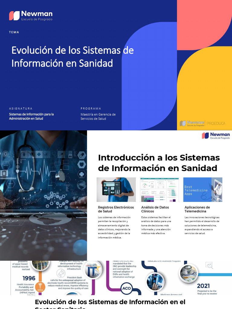 Evolución de Sistemas de Información en Salud | PDF | Cuidado de la ...