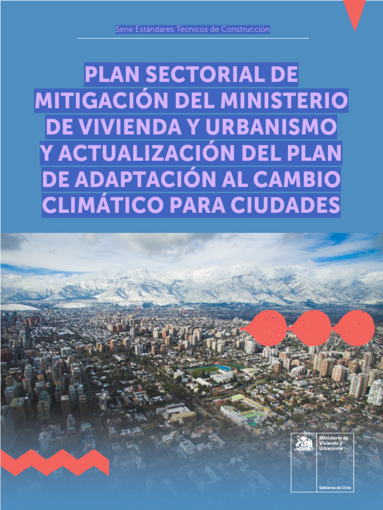 Minvu Secs CC Plan Sectorial Edición Kuv CML Gor | PDF | Cambio ...