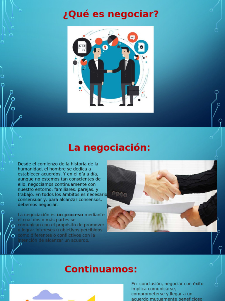 Fundamentos de la Negociación | PDF