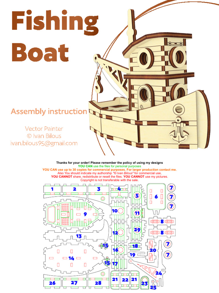 Instruction Fishing Boat | PDF | Subscription Business Model
