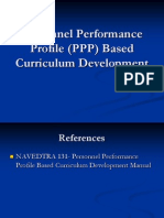 Personnel Performance Profile (PPP) Based Curriculum Development