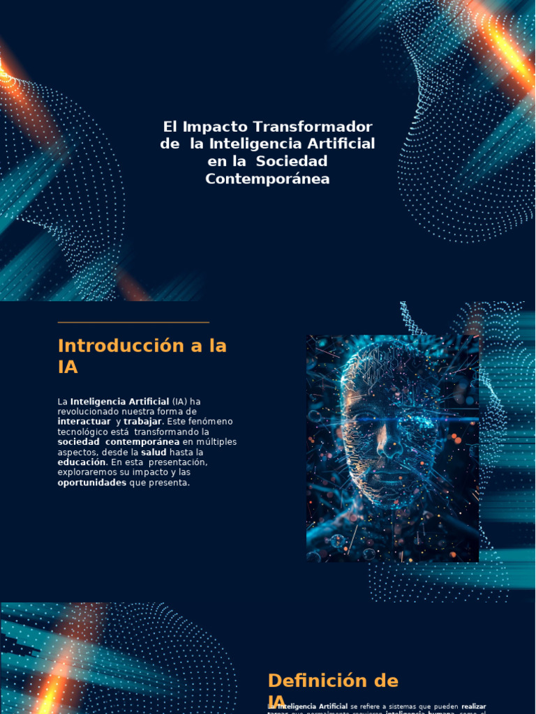 Impacto de la IA en la Sociedad Actual | PDF | Inteligencia artificial ...
