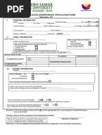 FSM National Scholarship Application Form | PDF | Postgraduate Education