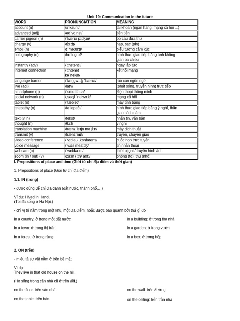 Unit 10 | PDF