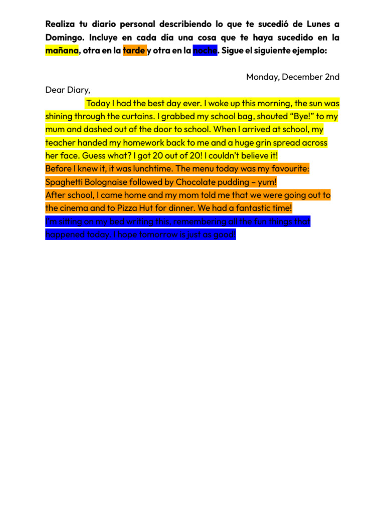 Diary Format | PDF