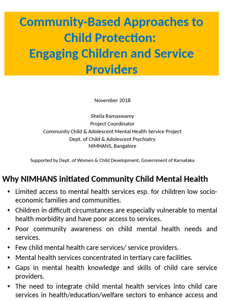 Community Child Protection Strategies | PDF | Violence | Health Care