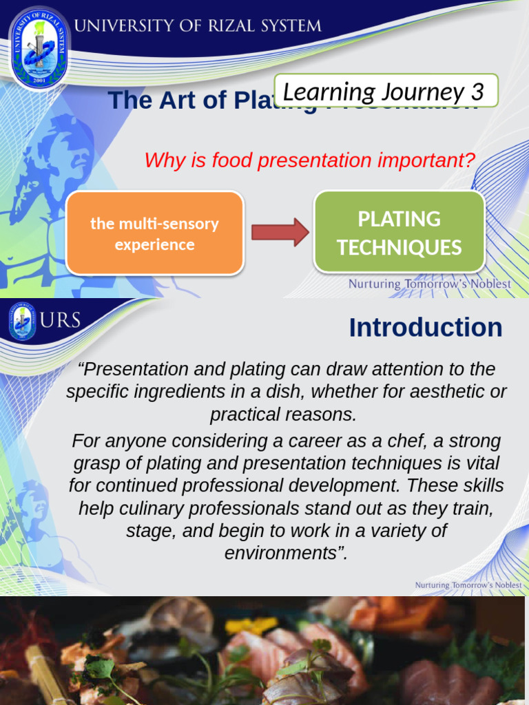 The Food Plating Presentation | PDF | Foods | Cuisine