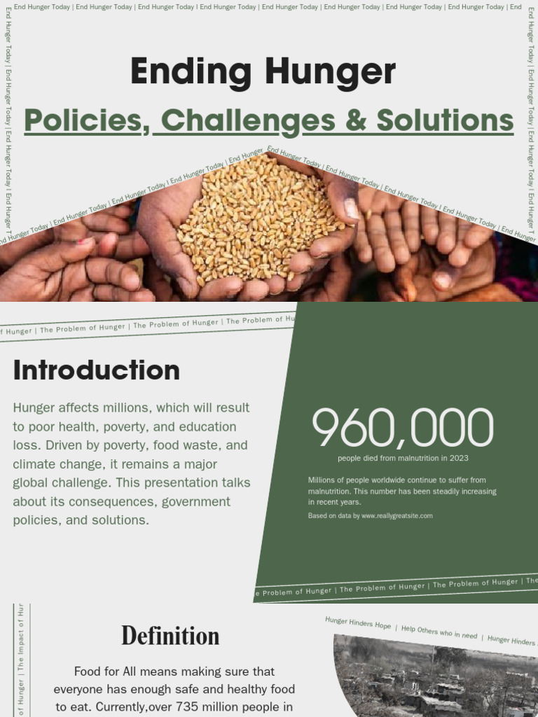Hunger For All | PDF | Food Security | Agriculture