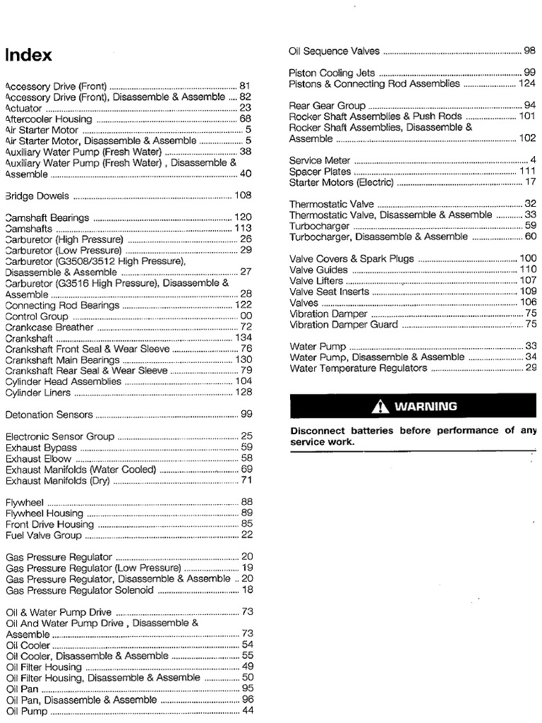 Manual Repair CAT Engine | PDF