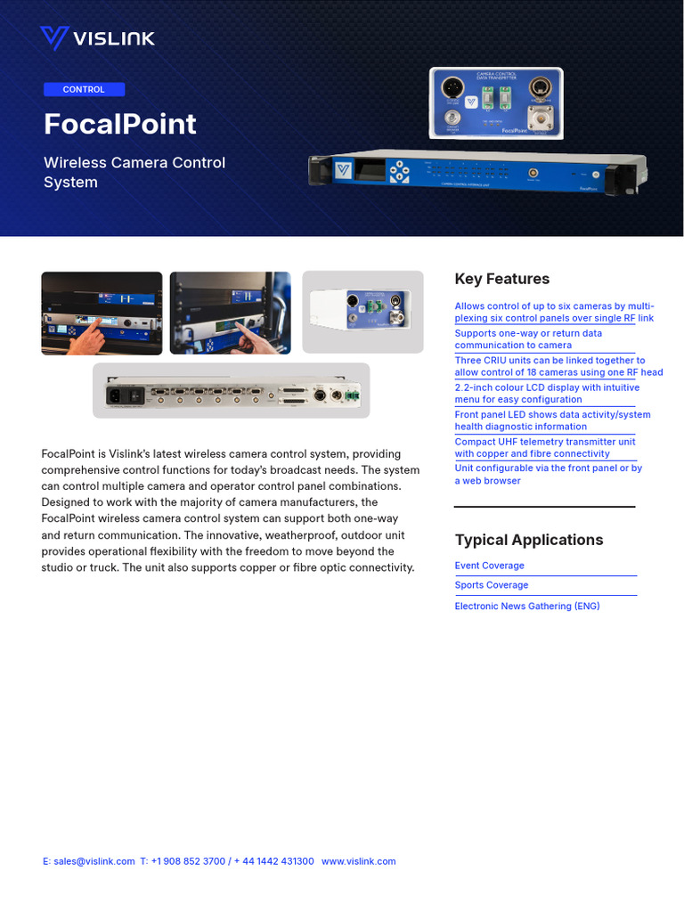 FocalPoint Datasheet 11 24 | PDF | Transmitter | Radio