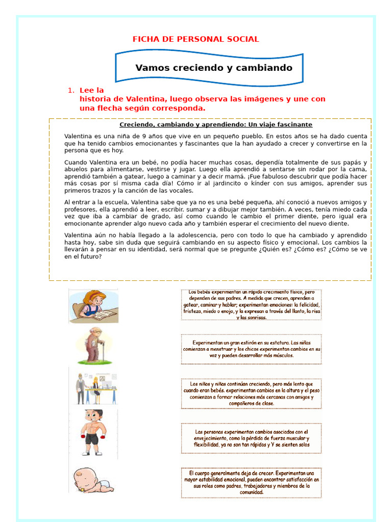 FICHA LUN 8 PS VAMOS CRECIENDO Y CAMBIANDO 933623393 YESSENIA CARRASCO ...