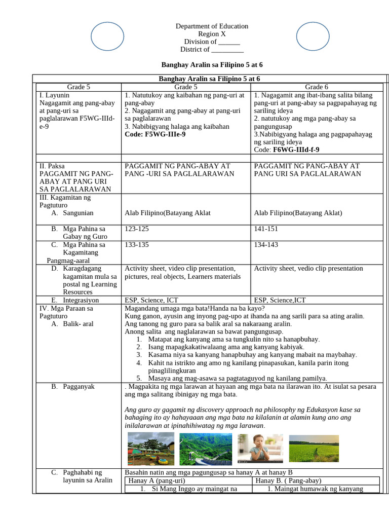 COT Filipino 3rd Quarter COT 3 | PDF