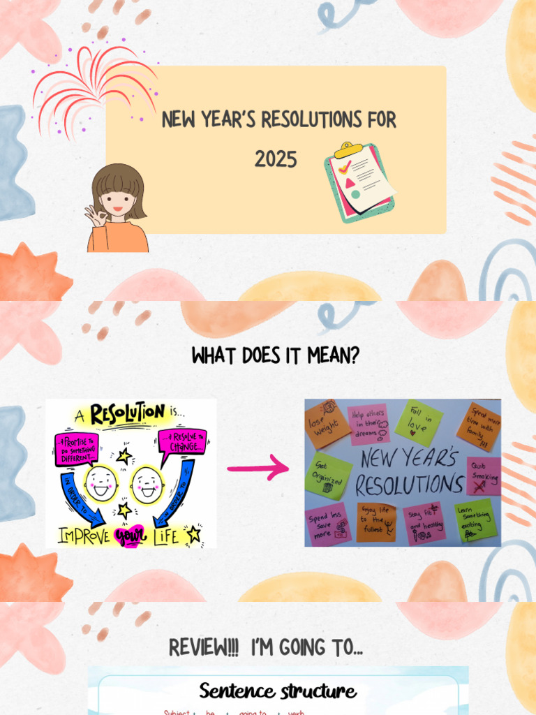2025 New Year's Resolutions Ideas | PDF