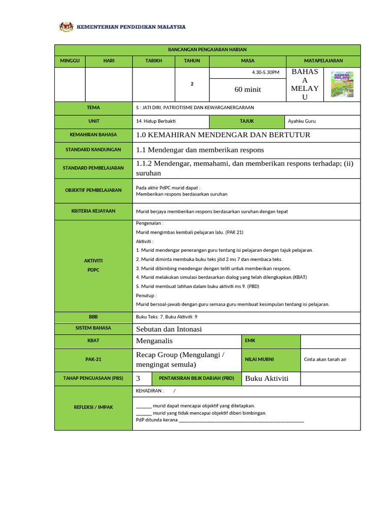 RPH BM THN 2-Unit 14 (m22) | PDF