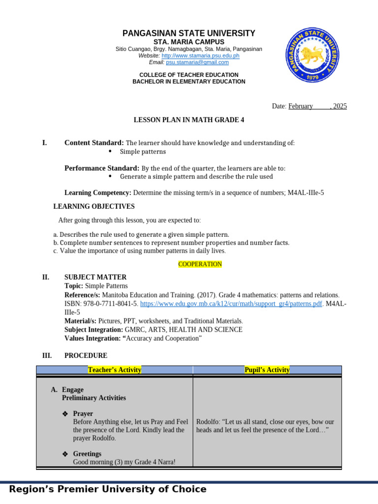 LP Ko Ito Sa Math NEWEST EDITED | PDF | Classroom | Learning