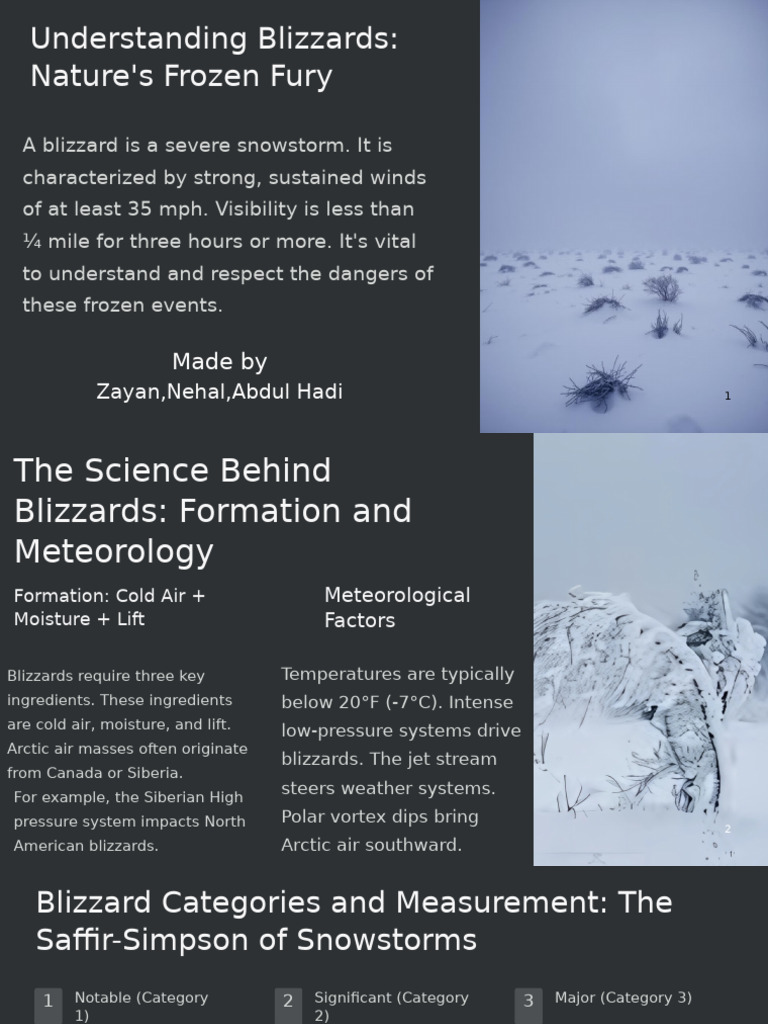 Blizzard Categories Explained | PDF | Blizzards | Winter Storm
