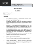 Grade 10 Electrical Technology Revision Term 2 | PDF | Capacitor ...