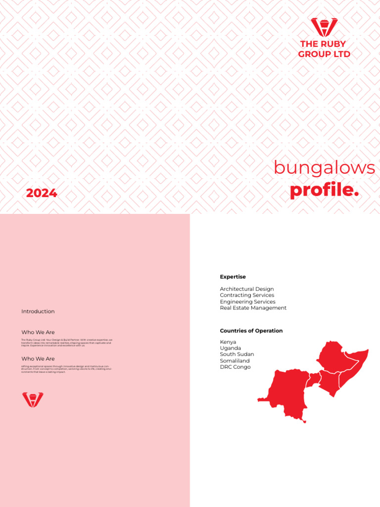 The Ruby Group LTD - Bungalows Profile-1 | PDF | Bedroom | Room