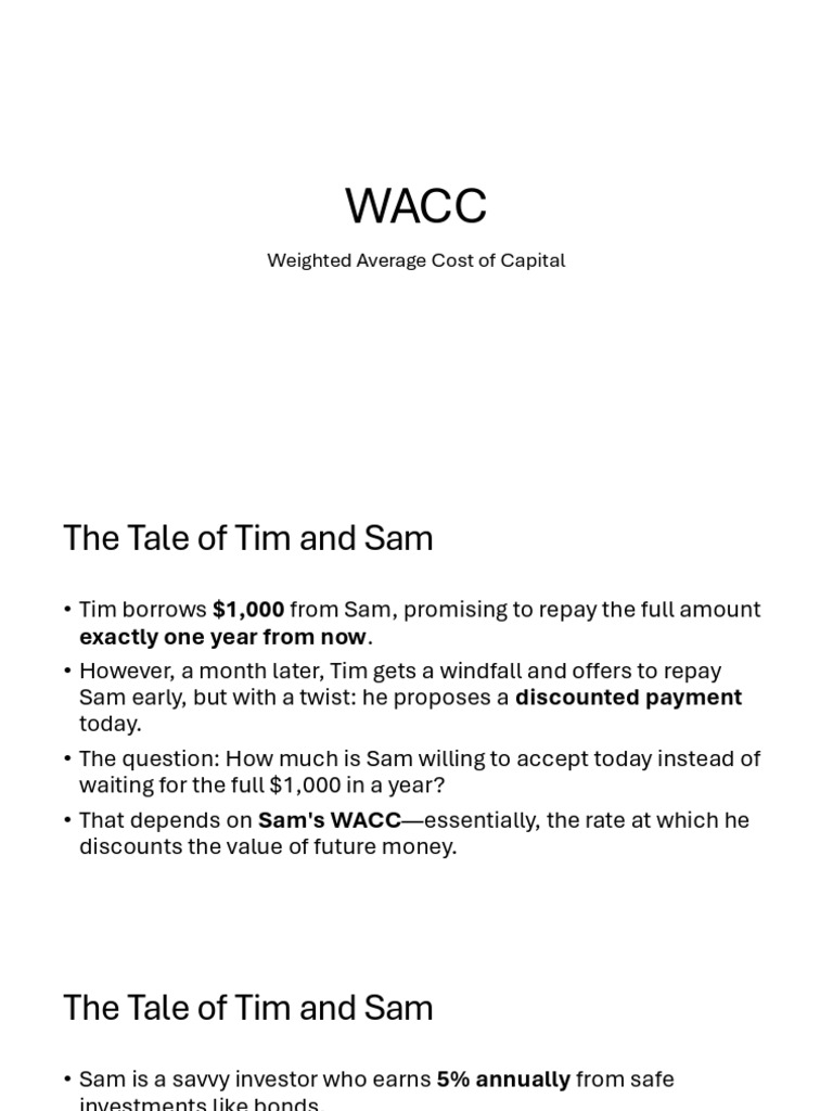 Understanding WACC and Its Calculation | PDF | Cost Of Capital | Debt