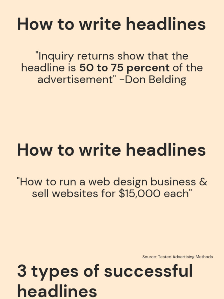 Effective Headline Writing Tips | PDF