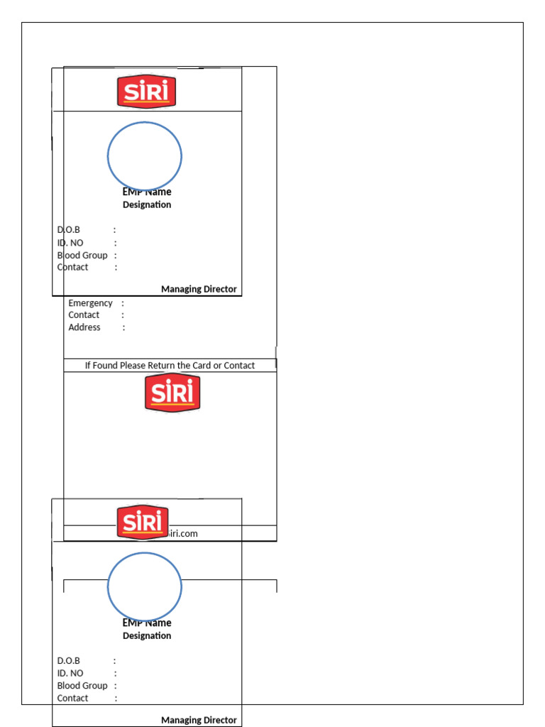 ID Card Format | PDF
