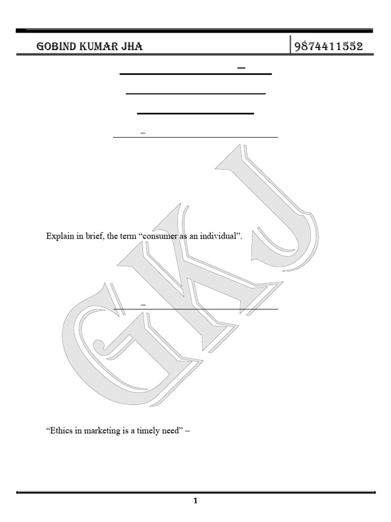 Consumer Behaviour Exam Questions Guide | PDF