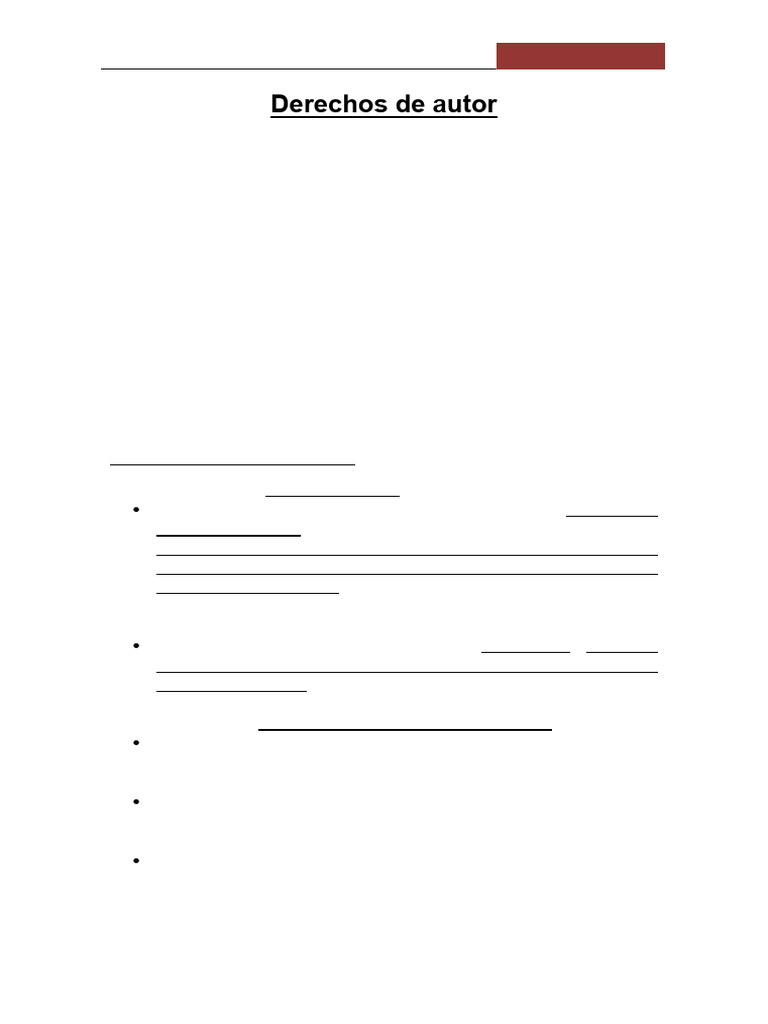 Derechos de Autor y Propiedad Intelectual | PDF | Propiedad intelectual ...