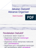 Pendekatan Deduktif (Advance Organizer) - David Ausubel