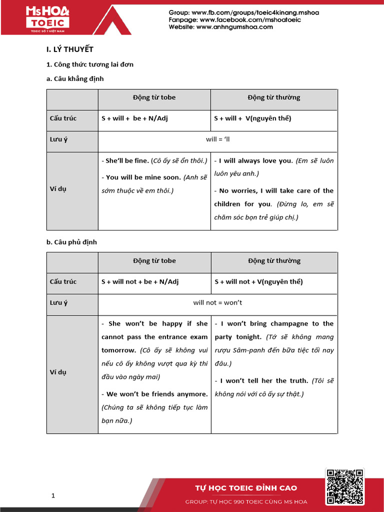 Future Simple | PDF