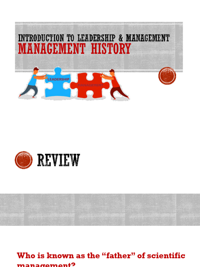 Week 3 - Management History (Pii) | PDF