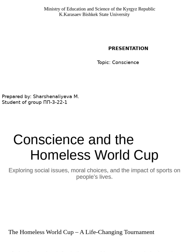 Presentation. Conscience | PDF | Social Psychology