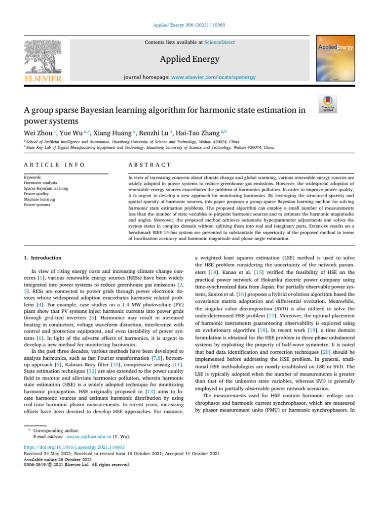 Group Sparse Bayesian Learning for Harmonics | PDF | Matrix ...