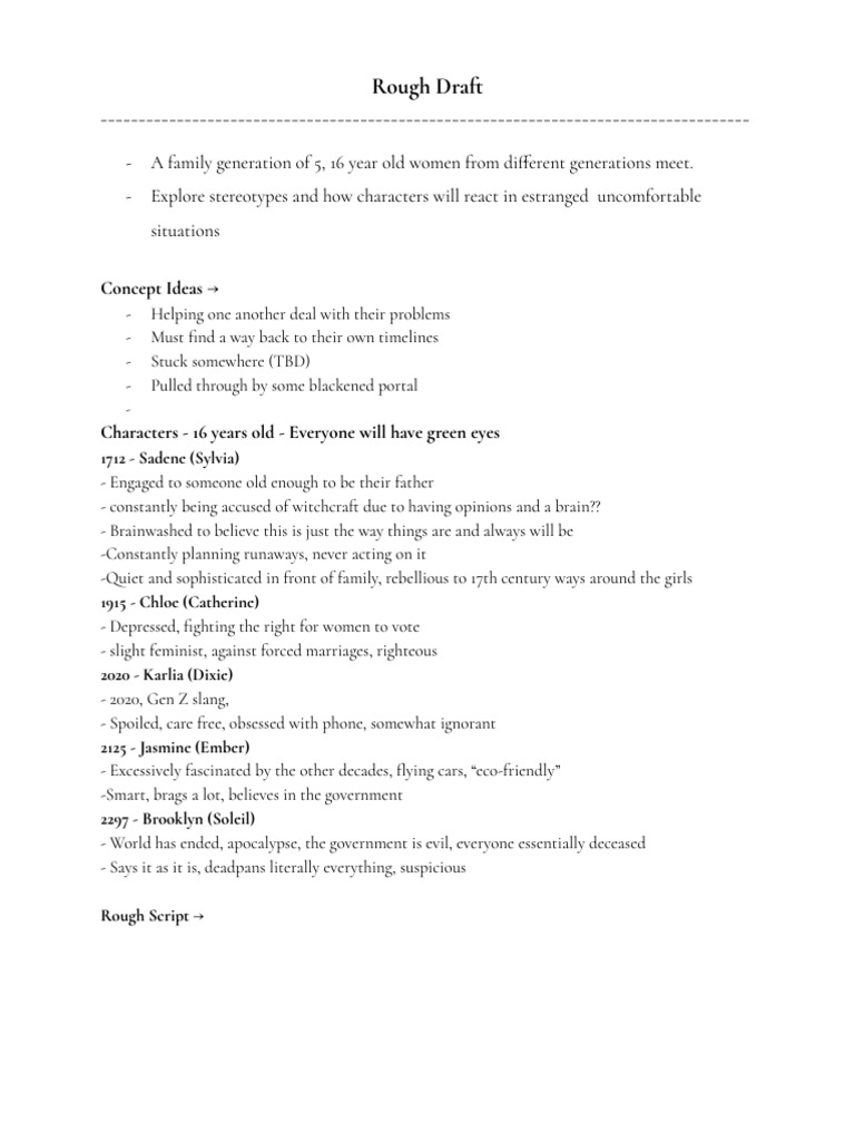 Copy of Drama Script NBE3U (1) | PDF