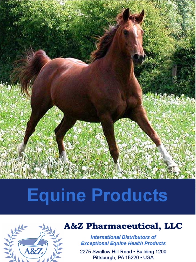 A&Z Pharmaceutical Equine Brochure Pharmaceutical Drug Homeopathy