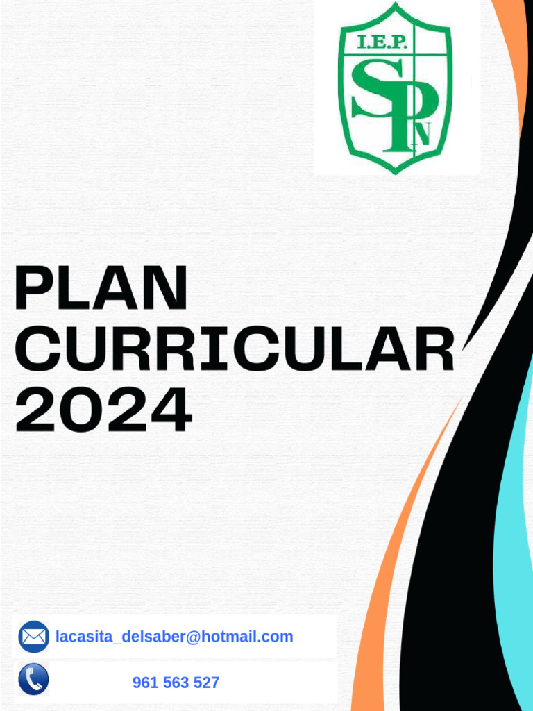 Plan Curricular 2024 | PDF | Evaluación | Aprendizaje