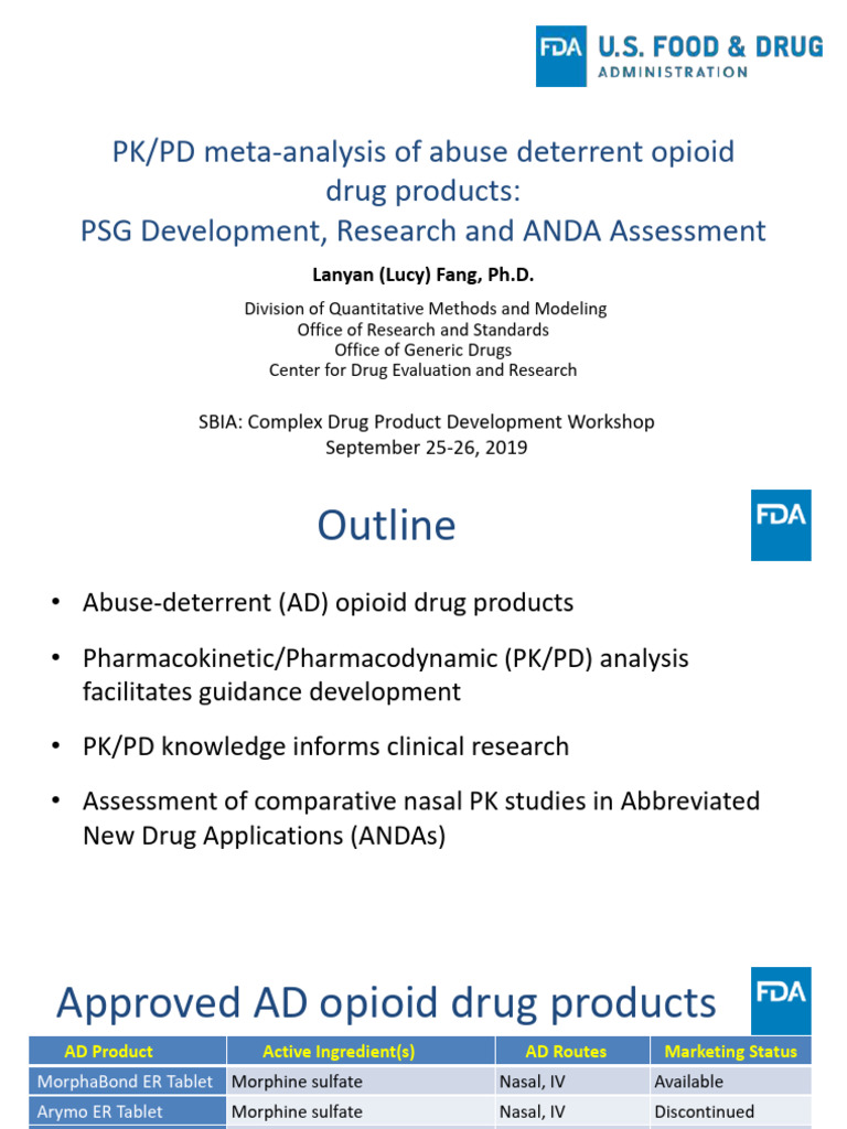 Troxyca ER: Abuse Deterrent Analysis | PDF | Oxycodone | Morphine