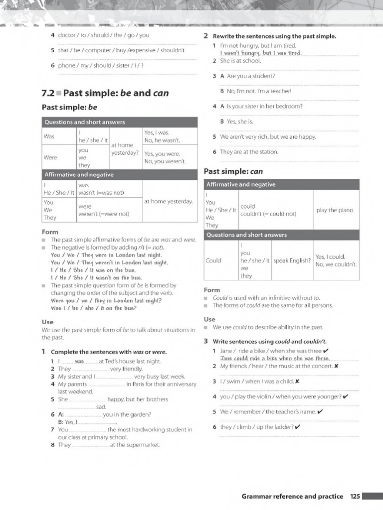 Past Simple Grammar Guide | PDF | English Language | Neanderthal
