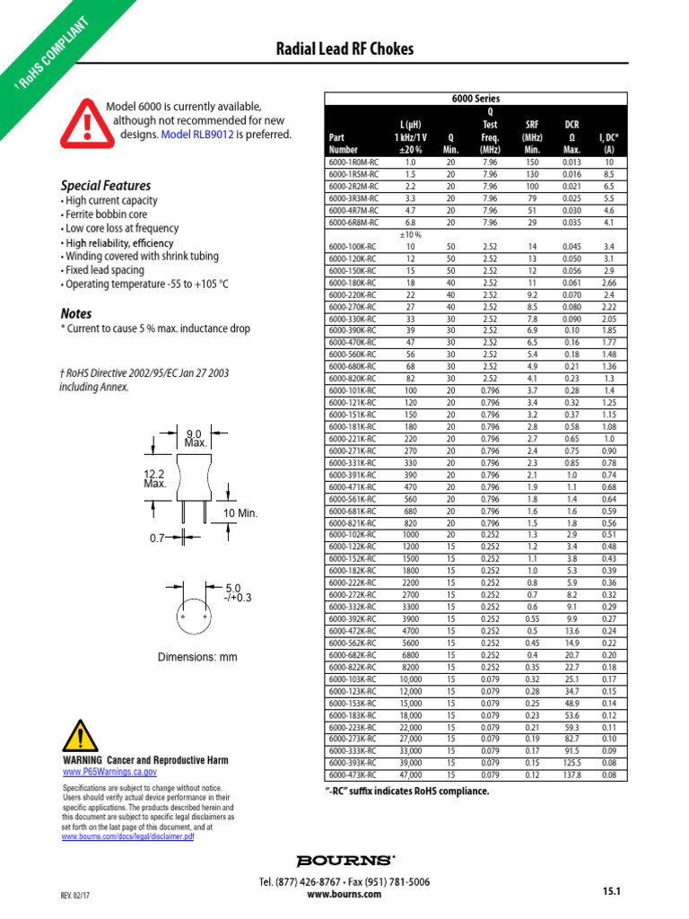 6000 Series | PDF | Electrical Components | Manufactured Goods