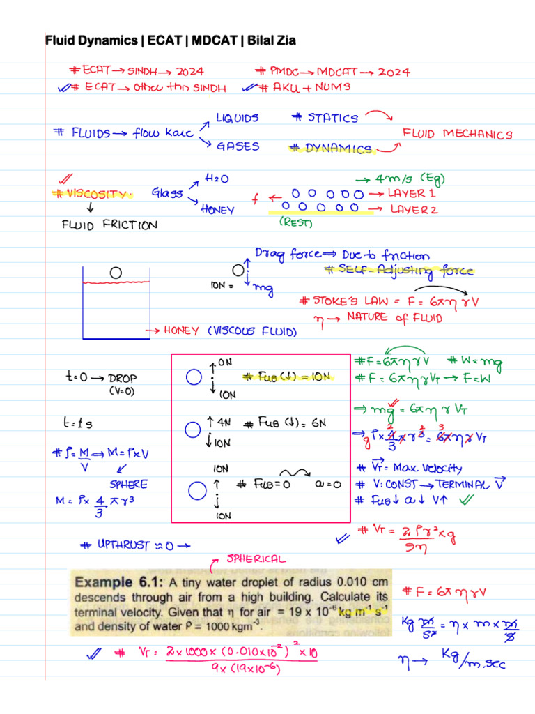 Fluid Dynamics 01 | PDF