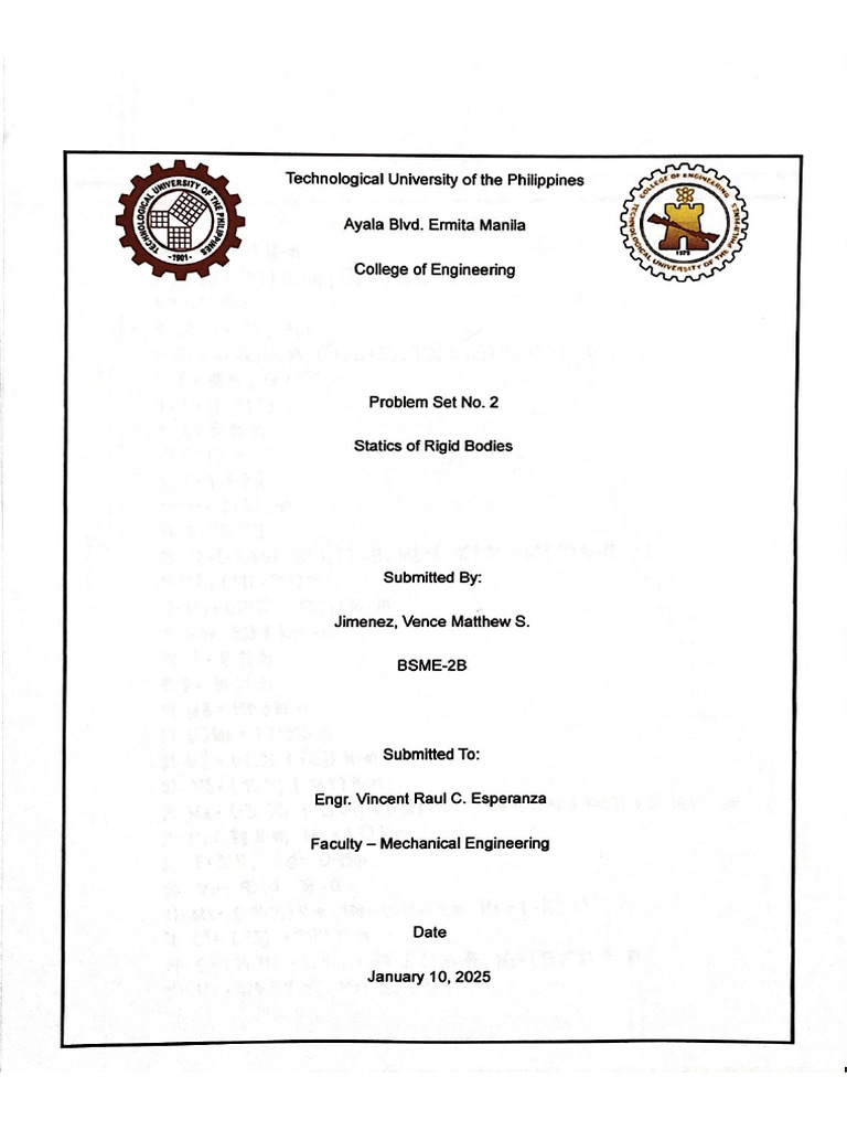 Statics PS2 2B | PDF