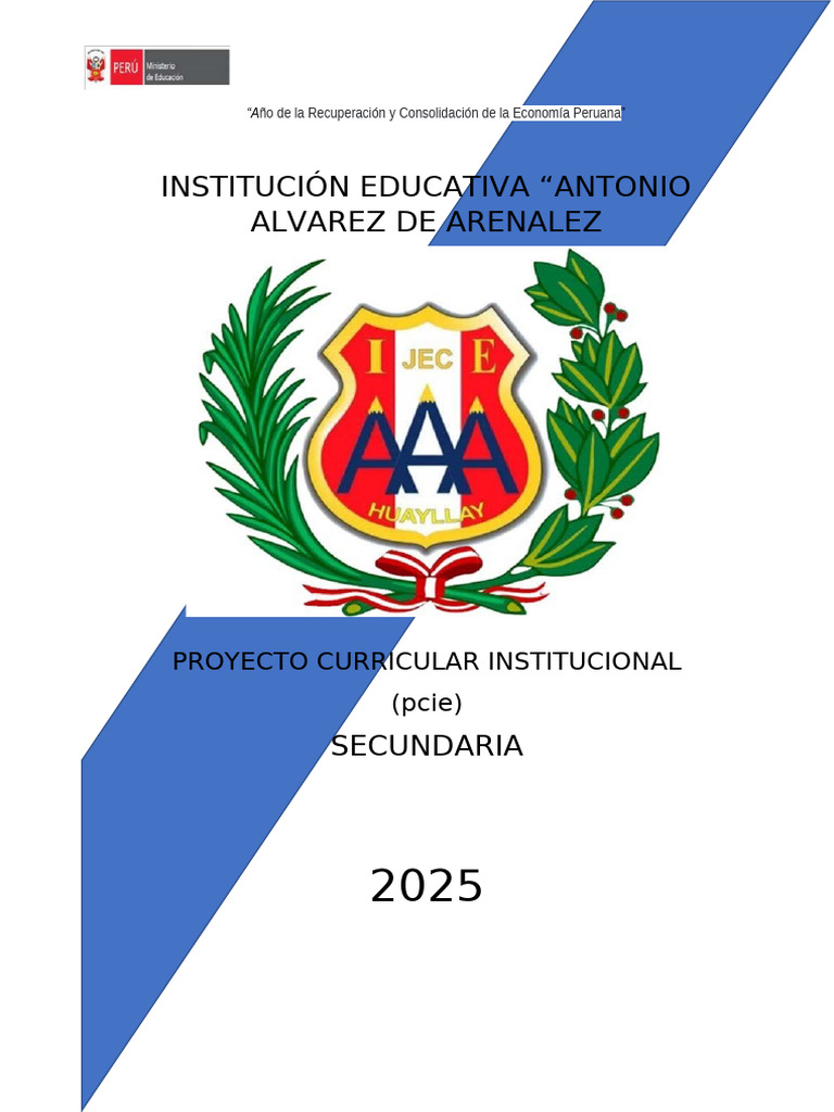 Proyecto Curricular IE Antonio Álvarez | PDF | Plan de estudios ...