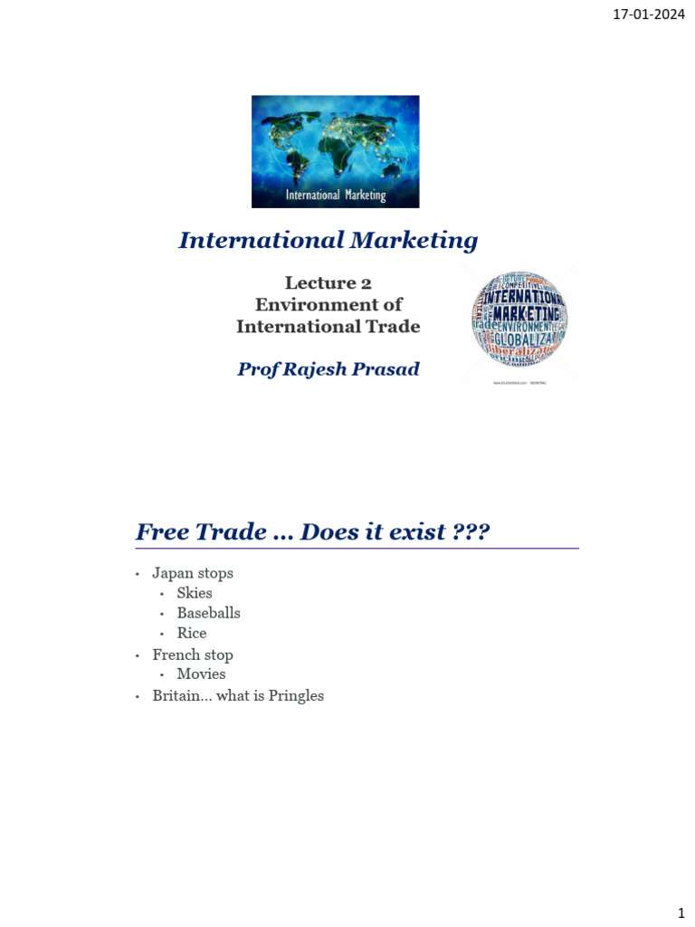International Trade Barriers Explained | PDF | Protectionism | Non ...