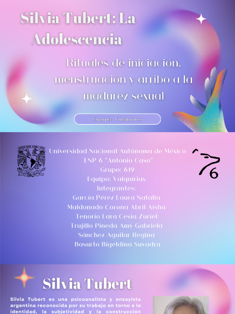 Silvia Tubert La Adolescencia - Equipo Valquirias 619 | PDF ...